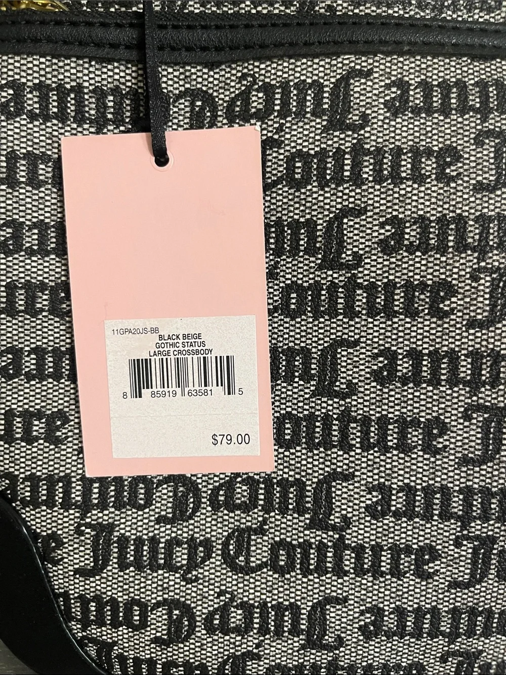 Juicy Couture jacquard logo